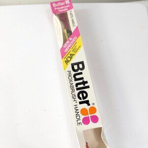 NEW Butler Proxabrush Plastic Handle pink #605P sealed dental care vintage‎